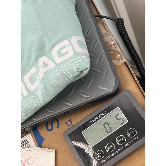 Chicago The Windy City T Shirt Size Large Crewneck Short Sleeve Mint Cotton - Picture 6 of 6